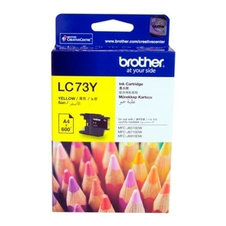 Brother yellow ink cartridge (LC-73Y) Genuine