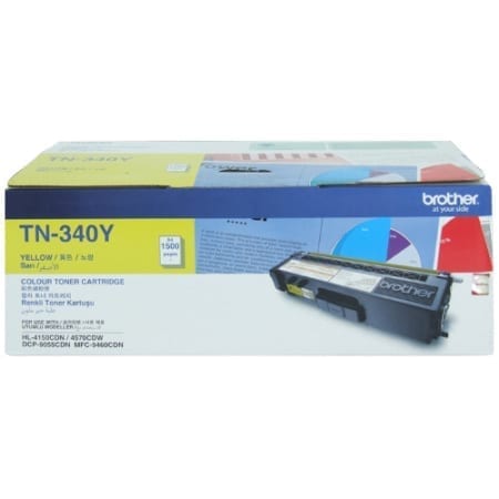 Brother yellow toner cartridge TN-340Y Genuine