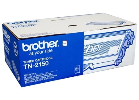 Brother black high yield toner cartridge (TN-2150) Genuine