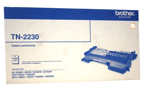 brother black toner cartridge (TN-2230) Genuine