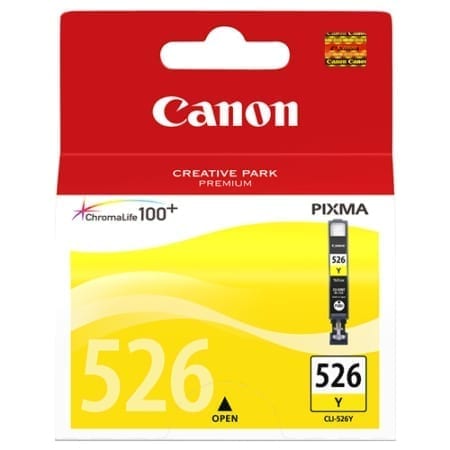 Canon Yellow Ink Cartridges (CLI-526Y) Genuine