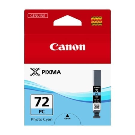 Canon Photo Cyan Ink Cartridges (PGI-72PC) Genuine
