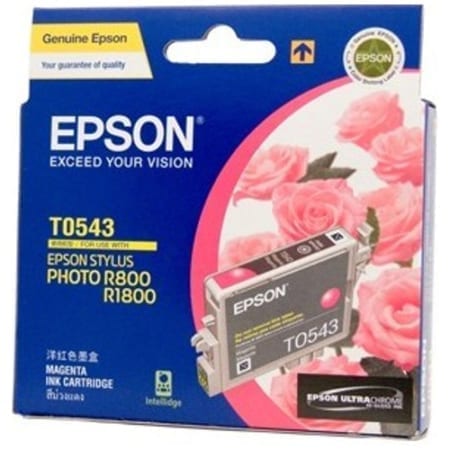 Epson ink cartridge magenta T0543 Genuine