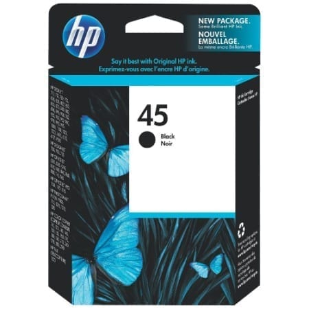 HP 45 black Ink Cartridge (51645AA) Genuine