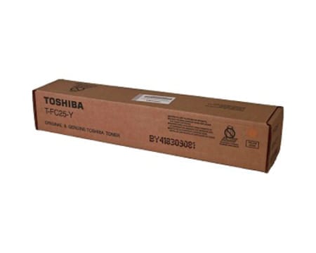 Toshiba Yellow Toner Cartridges (TFC25Y) Genuine