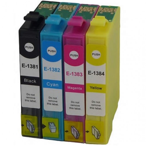 Epson 138 Compatible Value Pack 5 High Yield Ink Cartridges 9827