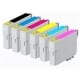Epson value pack 6 ink cartridges black cyan magenta yellow light cyan light nagenta set (T0491-T0496) Compatible