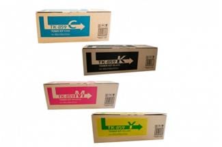 Kyocera Value Pack Toner Cartridges Black Cyan Magenta Yellow Set (TK-859) Genuine