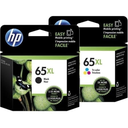 HP 65XL black / colour High Yield Value Pack 2 Ink Cartridges (N9K04AA/N9K03AA) Genuine