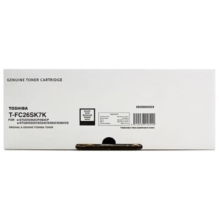 Toshiba Black Toner Cartridges (T-FC26SK) Genuine