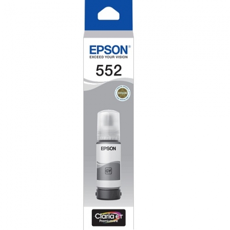 Epson Grey Eco Tank Ink Bottles (T552) Genuine
