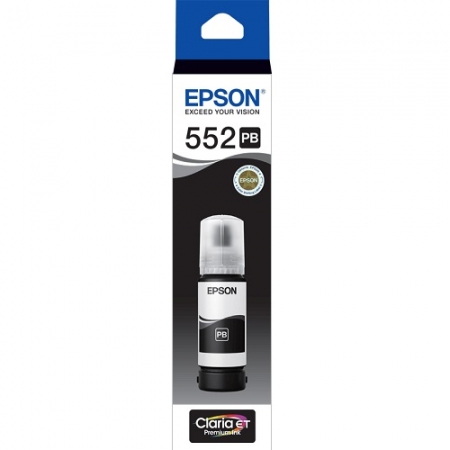 Epson Photo Black Eco Tank Ink Bottles (T552) Genuine