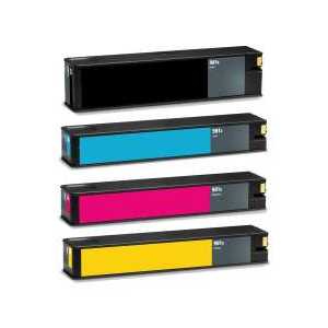 HP 981X Value Pack High Yield Ink Cartridges Black Cyan Magenta Yellow Set (L0R12A-L0R11A) Compatible