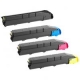 Kyocera Value Pack Toner Cartridges Black Cyan Magenta Yellow Set (TK8309K-TK8309Y) Compatible