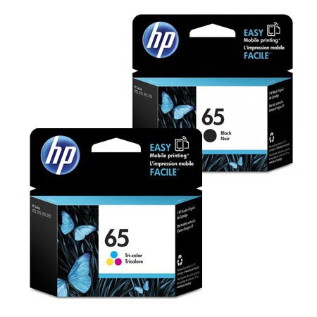 HP 65 black / colour Value Pack 2 Ink Cartridges (N9K02AA/N9K01AA) Genuine