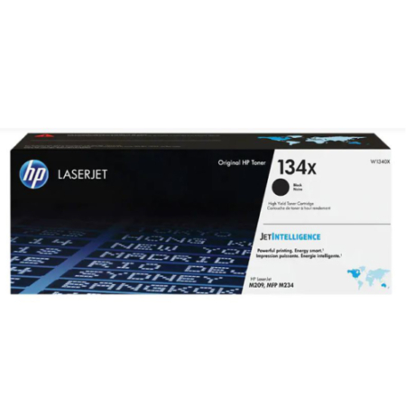 HP 134X Black High Yield Toner Cartridge (W1340X) Genuine